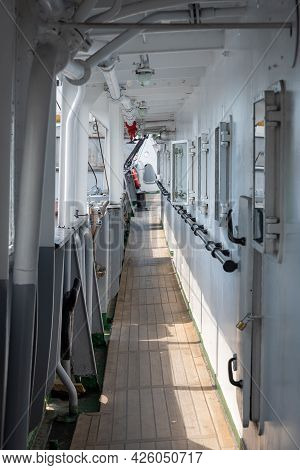 Kaliningrad, Former Konigsberg, Russia On June 5, 2021. The Museum Of The World Ocean. The Deck Of T