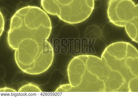 Design Modern Many Organic Micro Organisms Digitally Made Background Illustration
