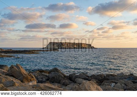 Yeronisos, Geronisos, Small Island Lying Of The West Coast Of Cyprus. Agios Georgios Island. Akamas.