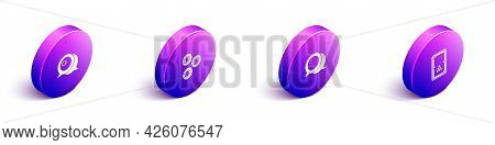 Set Isometric Billiard Ball, , Bowling And Table Icon. Vector