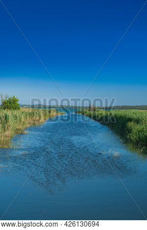 River In Ornithological Nature Park Vrana Lake (vransko Jezero) In Dalmatia, Croatia