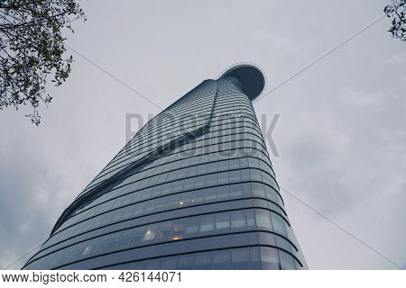 Ho Chi Minh, Vietnam - Oct 18, 2019 : View Of Modern High-rise Buildings Bitexco Financial Tower In 