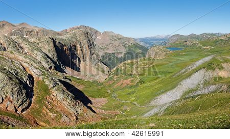 die kontinentale Wasserscheide in Colorado, usa
