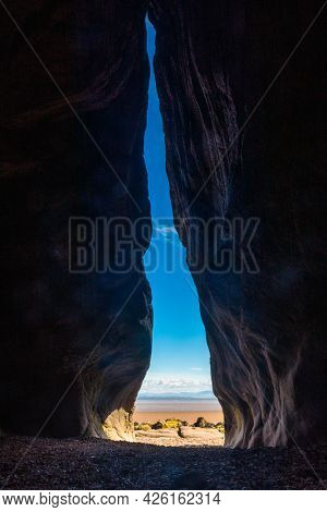 Powillimount beach coastline in Dumfries and Galloway, South West Scotland