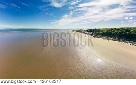 Powillimount beach coastline in Dumfries and Galloway, South West Scotland