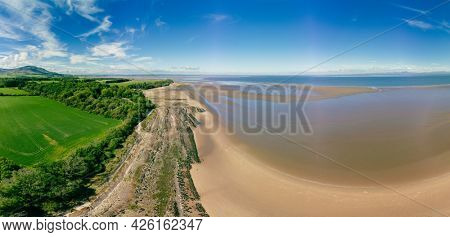 Powillimount beach coastline in Dumfries and Galloway, South West Scotland