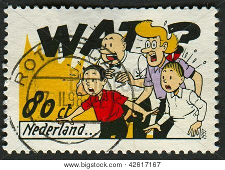 Niederlande - ca. 1997: Briefmarke gedruckt in Niederlanden gewidmet 