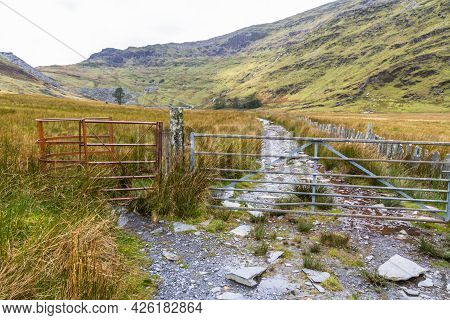 View From Gate Up Hanging Valley Cwmorthin.