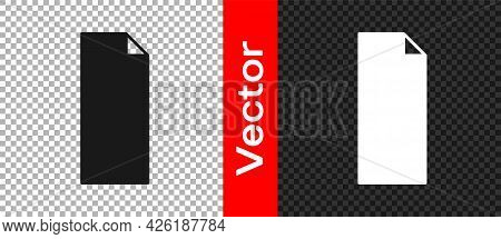 Black Grip Tape On A Skateboard Icon Isolated On Transparent Background. Vector