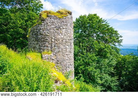 Kumburk Castle Ruins Near Nova Paka, Czech Republic