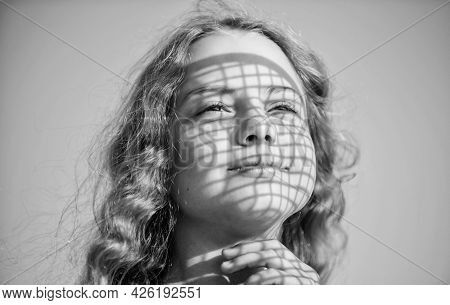 Imagination. Summer Holidays And Vacation. Enjoy Good Weather. Kid Fashion. Pretty Child Outdoor. Na