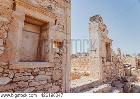 Ancient Ruins Of Palaestra In The Sanctuary Of Apollo Hylates Near Limassol, Cyprus