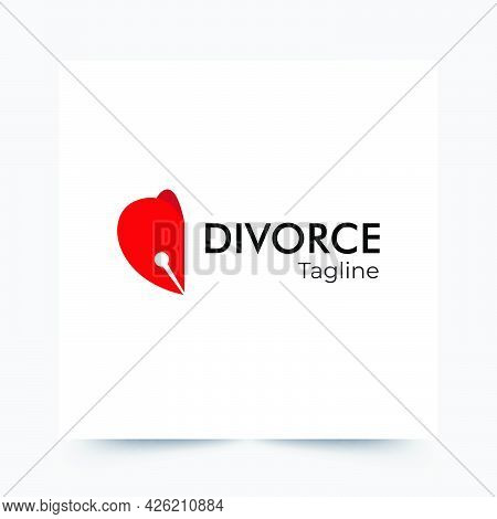 Simple And Modern Logo For Divorce Companies