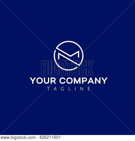 The Initials M Logo Is Simple And Modern#4