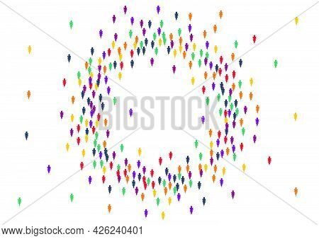 Red Confetti Vector White Background. Yellow Foliage Seasonal Pattern. Eco Leaf Design. Bright Leaf 