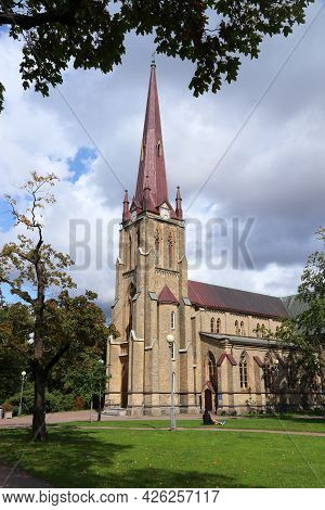 Gothenburg City In Sweden. Haga District Landmark - Hagakyrkan (haga Church). Evangelical Lutheran C
