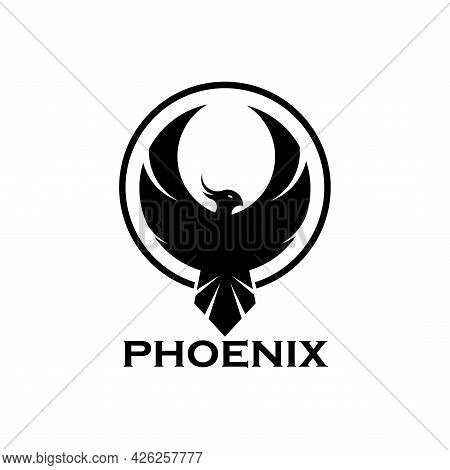 Phoenix Animal Design Logo Vector. Phoenix Logo Vector
