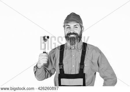 Knowing How To Change Tire Is Necessary Skill For All Drivers. Ratchets And Sockets In Hand Tools. H