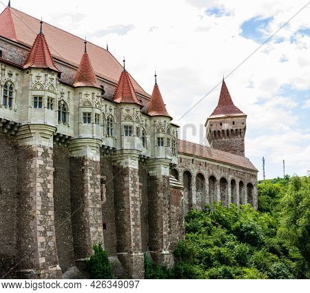 Corvin Castle, Hunyad Castle Or Castelul Corvinilor Is A Gothic Castle Located In Transylvania, Roma