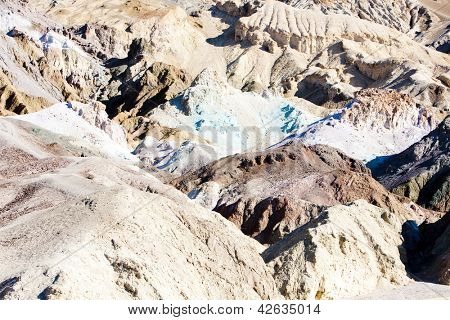 Konstnärens palett i konstnärens Drive, Death Valley National Park, Kalifornien, USA