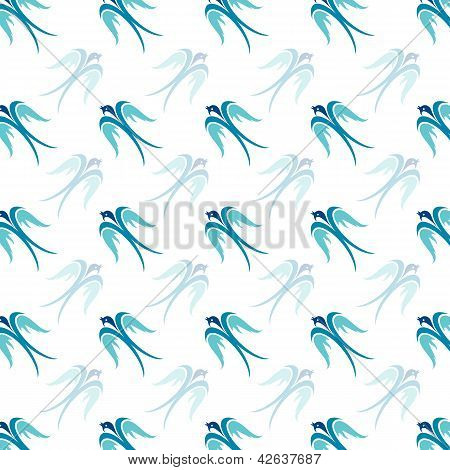 Papel de parede sem costura hirondelle