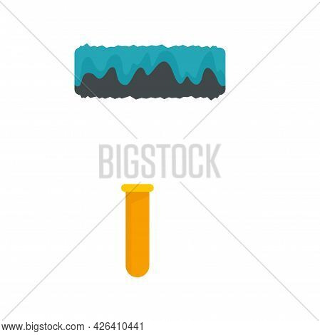 Paint Roller Icon. Flat Illustration Of Paint Roller Vector Icon Isolated On White Background