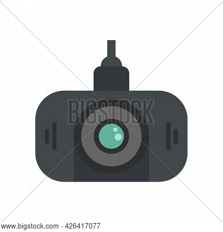 Led Dvr Camera Icon. Flat Illustration Of Led Dvr Camera Vector Icon Isolated On White Background