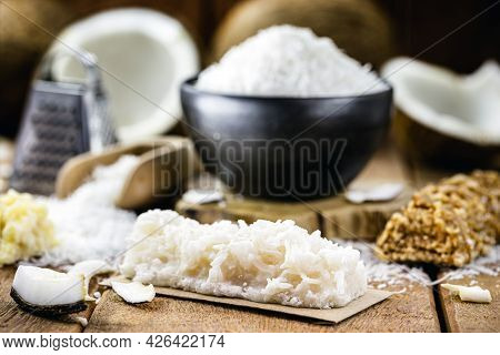 Grated Coconut Candy From Brazil, Called 