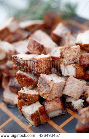 Grilled Beef Steaks With . High Quality Photo