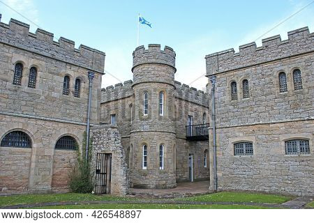 Interior Buildings Of Jedburgh Jail In Scotland