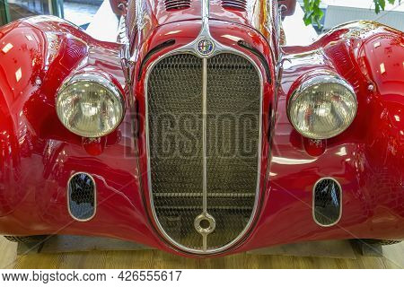Rare Retro Automobile Of The Past Century In The Vehicle Museum