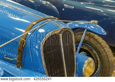 Rare Retro Automobile Of The Past Century In The Vehicle Museum