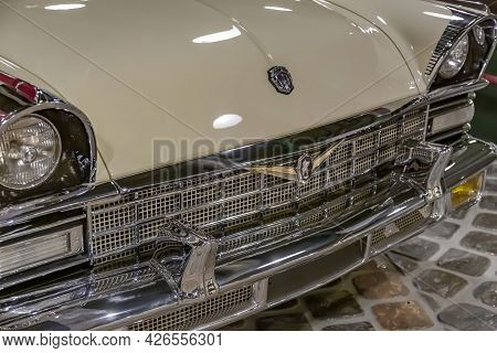 Rare Retro Automobile Of The Past Century In The Vehicle Museum