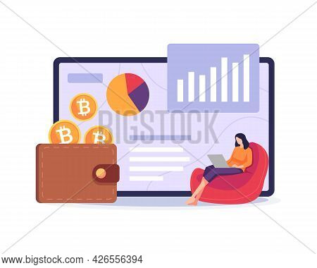 Bitcoin Wallet Illustration