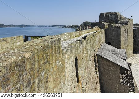 Ruins Of Smederevo Fortress In Town Of Smederevo, Serbia