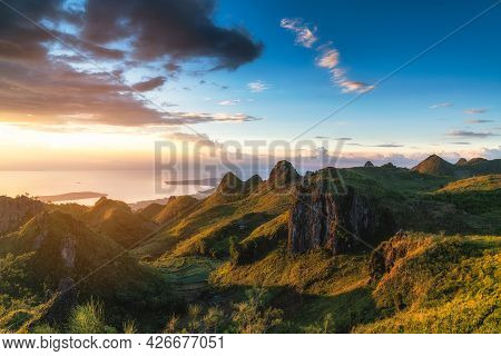 Osmena Peak Famous Rock Formation On Cebu Island In The Philippines