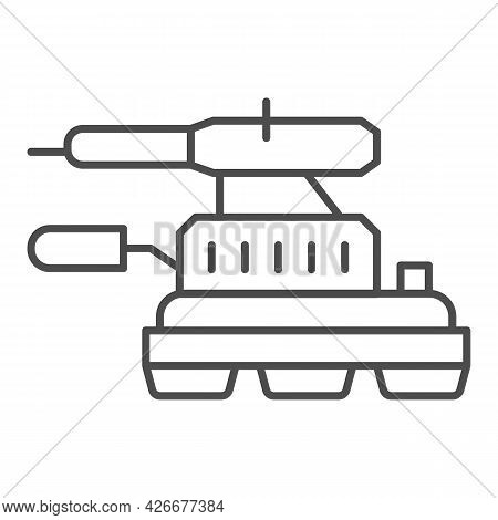 Grinding Machine Thin Line Icon, Construction Tools Concept, Angle Grinder Vector Sign On White Back