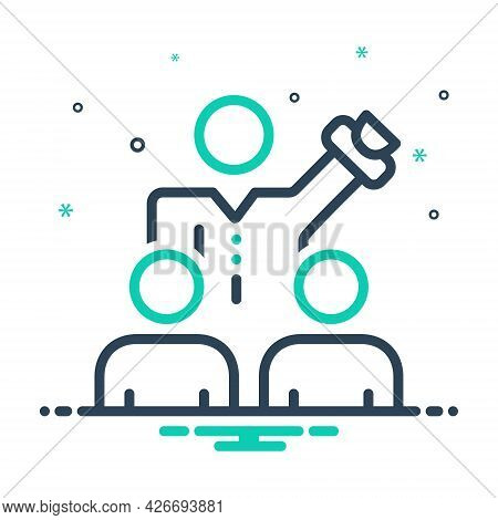 Mix Icon For Persuade Coax Commemorate Expostulate Negotiation Conversation Discussion Agreement Deb