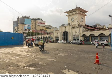 Ho Chi Minh, Vietnam - Oct 17, 2019 : Cho Ben Thanh Or Ben Thanh Market In Ho Chi Minh City, Vietnam