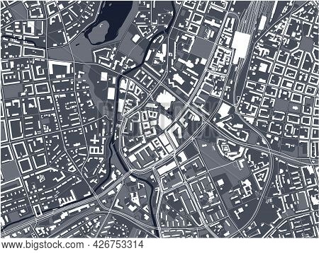 Map Of The City Of Chemnitz, Germany