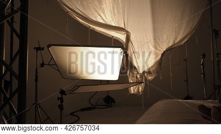 Studio Light Equipments For Photo Or Film Movie Video.