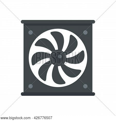 Ventilator Icon. Flat Illustration Of Ventilator Vector Icon Isolated On White Background