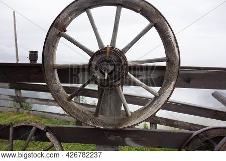A Wheel, An Early Invention Of Humankind And Important Tool