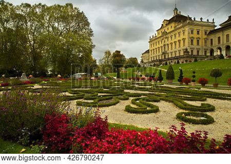 Ludwigsburg, Germany , 16 September 2017. Ludwigsburg Palace And Gardens 