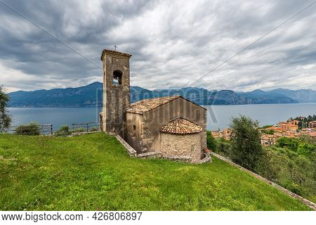 Small Church Of San Antonio Abate (saint Anthony Abbot) In Romanesque Style, Xiii-xiv Century, Blaza
