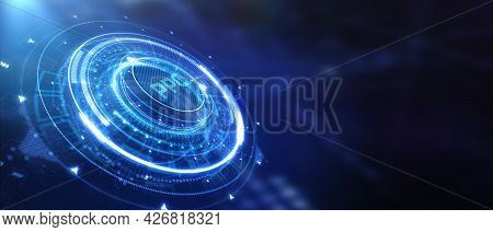 Pay Per Click Payment Technology Digital Marketing Internet Concept Of Virtual Screen. Ppc 3d Illust