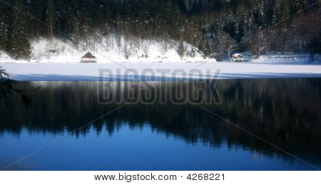 Panorama Rifugio Lago inferiore di Fusine