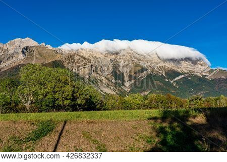 Landscape View At Saint Baudille Et Pipet, Local Authorities Association Of Trieves In Vercors, Fren