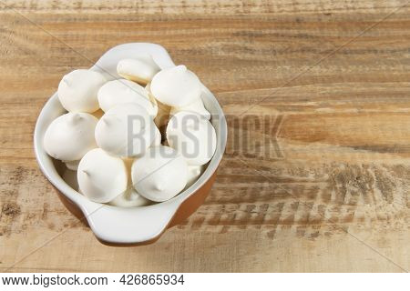Typical Bakery Sigh, Made In Brazil. Sweet Made From Egg White And Sugar