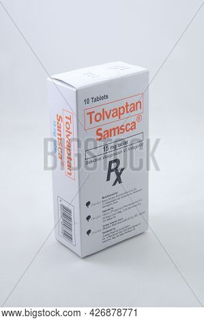 Manila, Ph - July 14 - Tolvaptan Samsca Tablet On July 14, 2021 In Manila, Philippines.